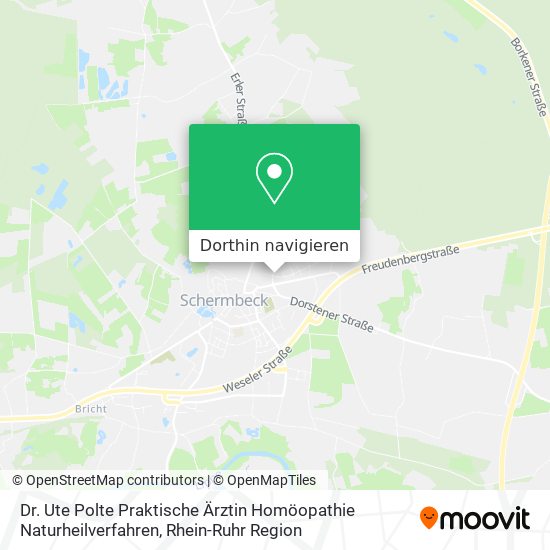 Dr. Ute Polte Praktische Ärztin Homöopathie Naturheilverfahren Karte