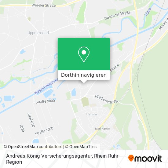 Andreas König Versicherungsagentur Karte