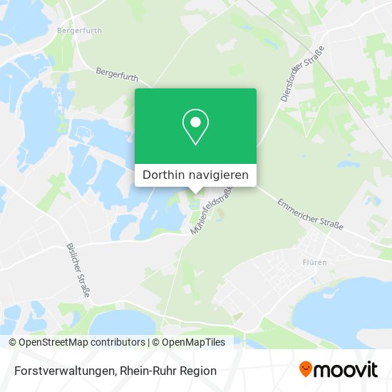 Forstverwaltungen Karte