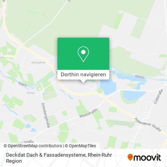 Deckdat Dach & Fassadensysteme Karte