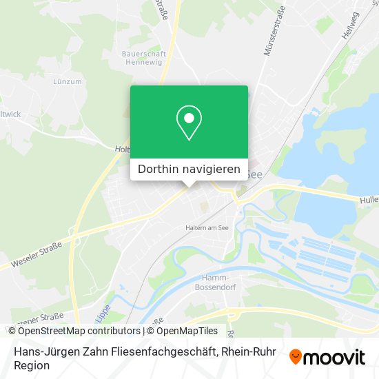 Hans-Jürgen Zahn Fliesenfachgeschäft Karte