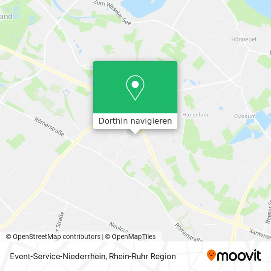 Event-Service-Niederrhein Karte