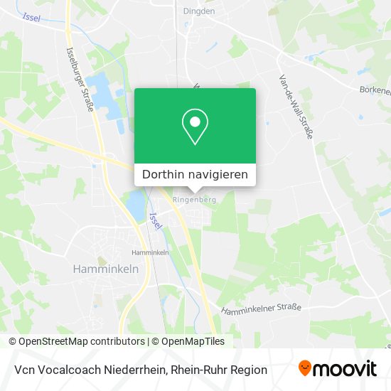 Vcn Vocalcoach Niederrhein Karte