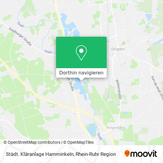 Städt. Kläranlage Hamminkeln Karte
