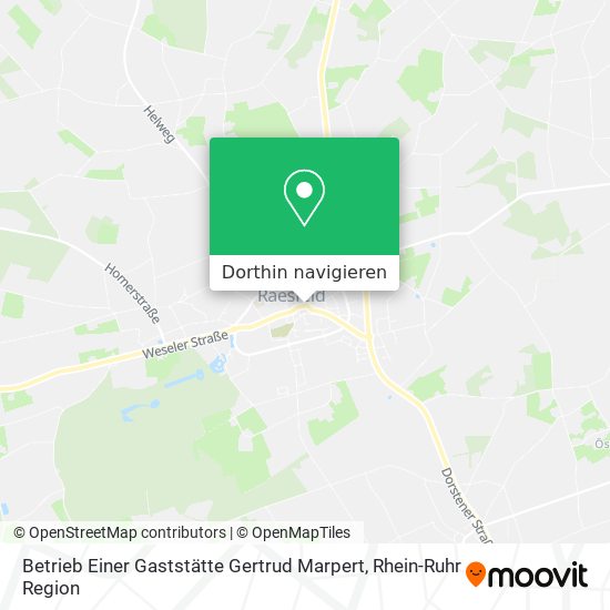 Betrieb Einer Gaststätte Gertrud Marpert Karte