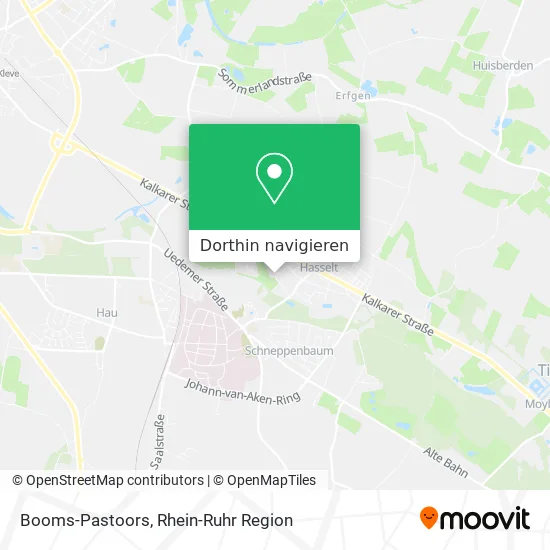 Booms-Pastoors Karte