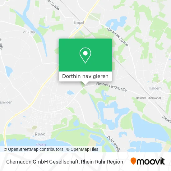 Chemacon GmbH Gesellschaft Karte