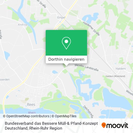 Bundesverband das Bessere Müll-& Pfand-Konzept Deutschland Karte