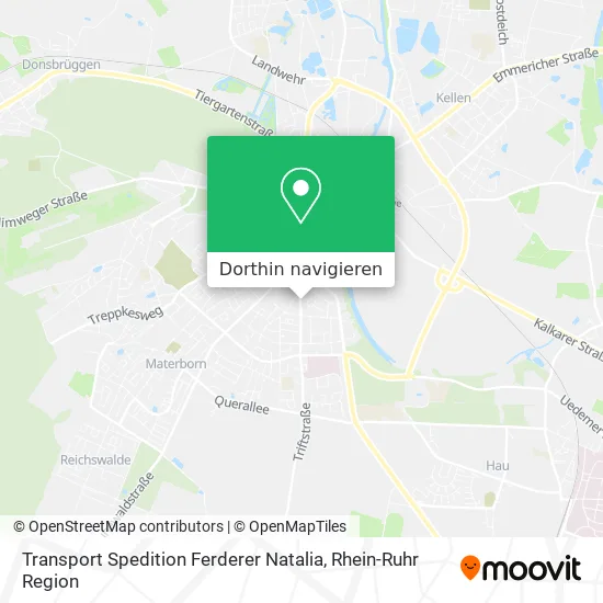 Transport Spedition Ferderer Natalia Karte