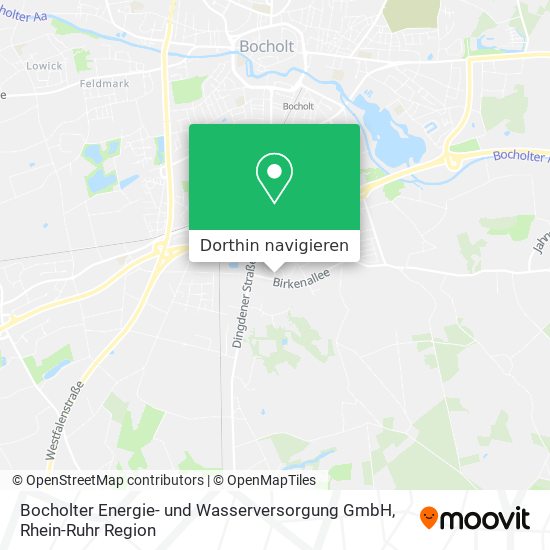 Bocholter Energie- und Wasserversorgung GmbH Karte