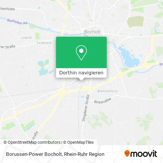 Borussen-Power Bocholt Karte