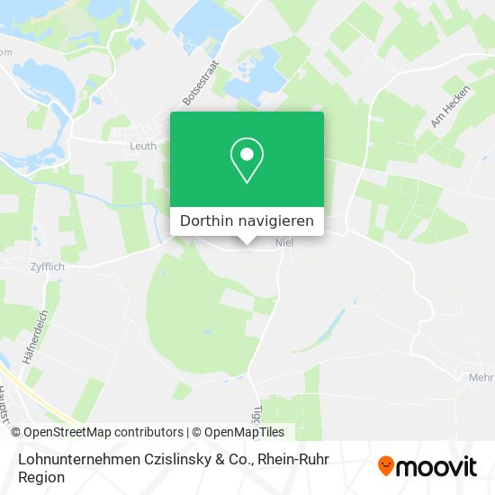 Lohnunternehmen Czislinsky & Co. Karte