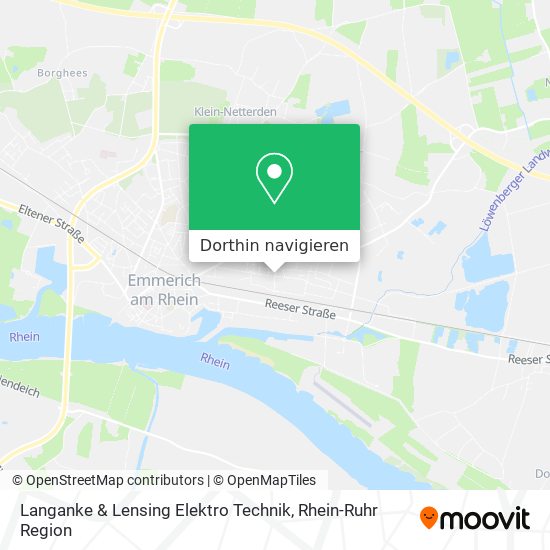 Langanke & Lensing Elektro Technik Karte