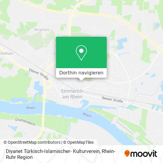 Diyanet Türkisch-Islamischer- Kulturverein Karte