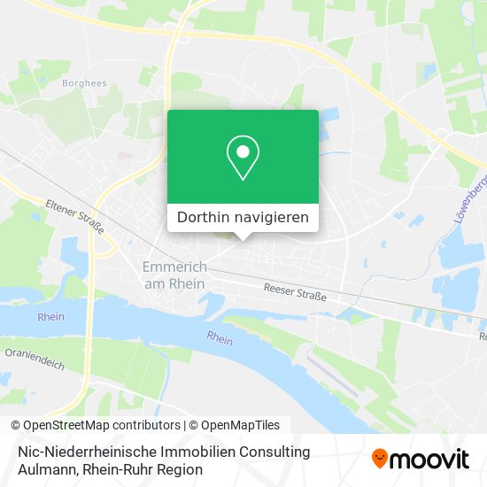 Nic-Niederrheinische Immobilien Consulting Aulmann Karte