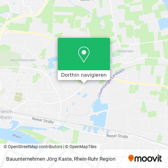 Bauunternehmen Jörg Kaste Karte