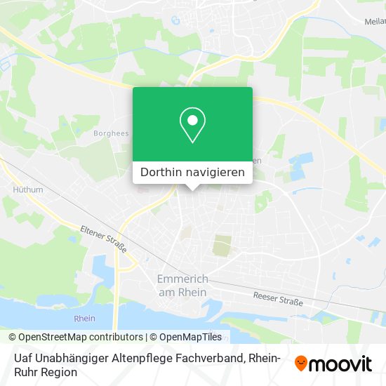 Uaf Unabhängiger Altenpflege Fachverband Karte