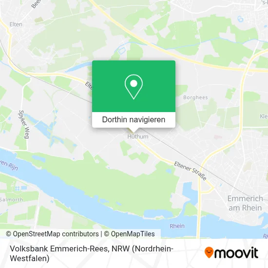 Volksbank Emmerich-Rees Karte