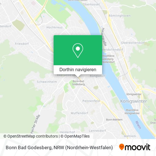 Bonn Bad Godesberg Karte