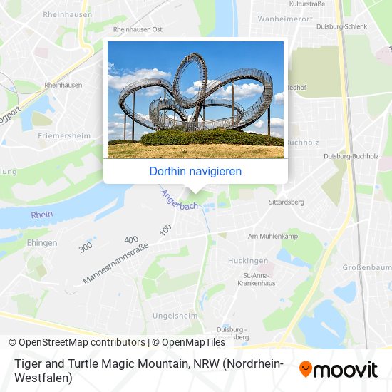 Tiger and Turtle Magic Mountain Karte