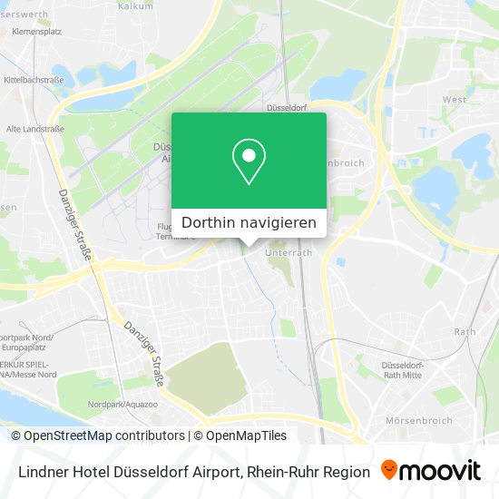 Lindner Hotel Düsseldorf Airport Karte