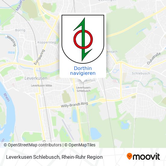 Leverkusen Schlebusch Karte