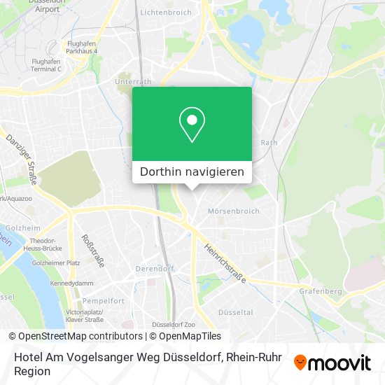 Hotel Am Vogelsanger Weg Düsseldorf Karte