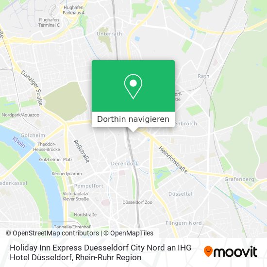 Holiday Inn Express Duesseldorf City Nord an IHG Hotel Düsseldorf Karte