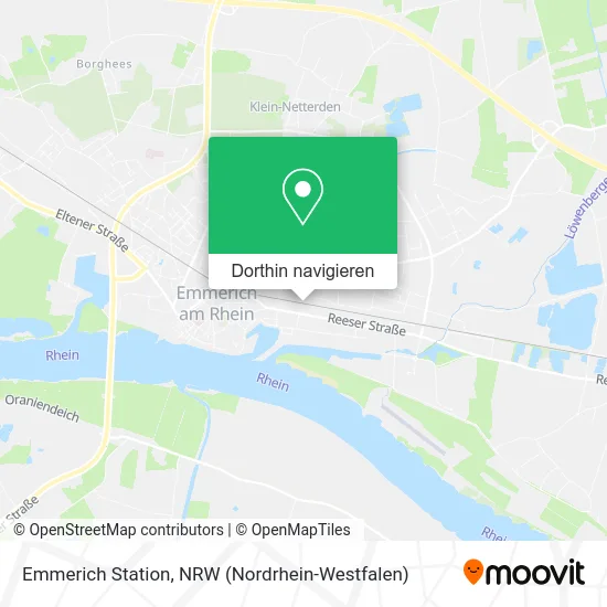 Emmerich Station Karte