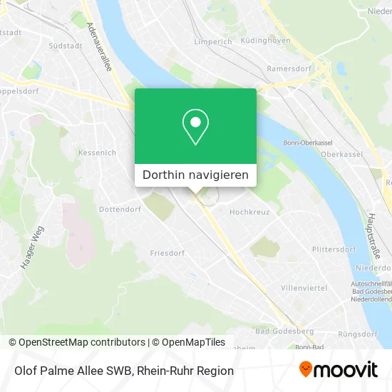 Olof Palme Allee SWB Karte