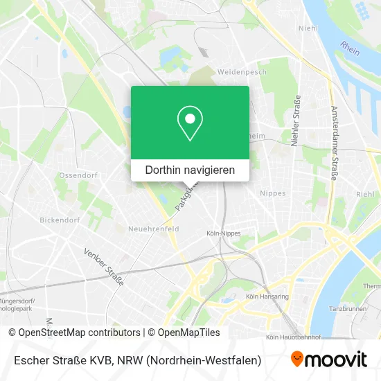 Escher Straße KVB Karte