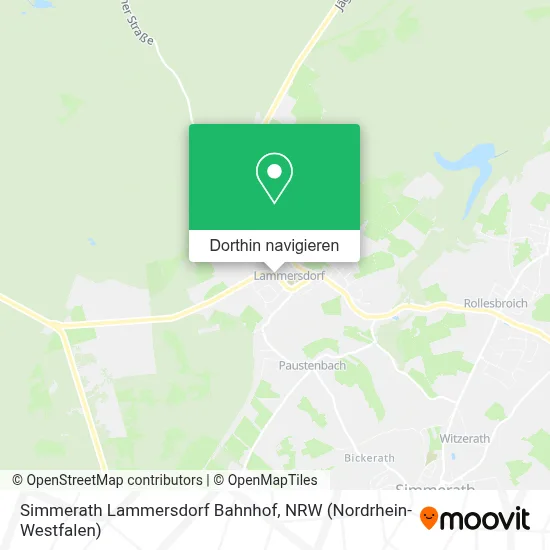 Simmerath Lammersdorf Bahnhof Karte