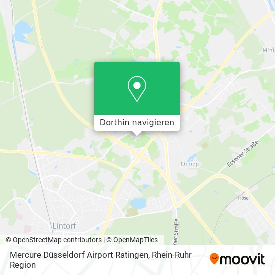 Mercure Düsseldorf Airport Ratingen Karte