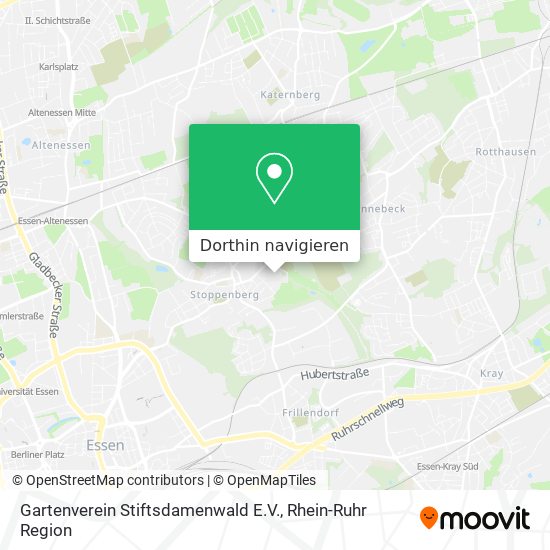 Gartenverein Stiftsdamenwald E.V. Karte