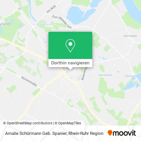 Amalie Schürmann Geb. Spanier Karte