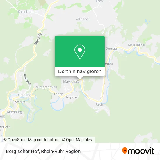 Bergischer Hof Karte