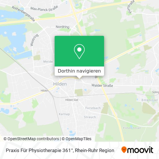 Praxis Für Physiotherapie 361° Karte