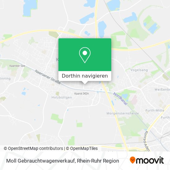 Moll Gebrauchtwagenverkauf Karte