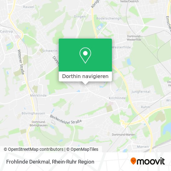 Frohlinde Denkmal Karte