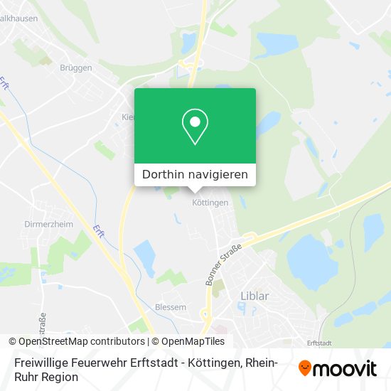 Freiwillige Feuerwehr Erftstadt - Köttingen Karte