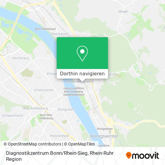 Diagnostikzentrum Bonn / Rhein-Sieg Karte