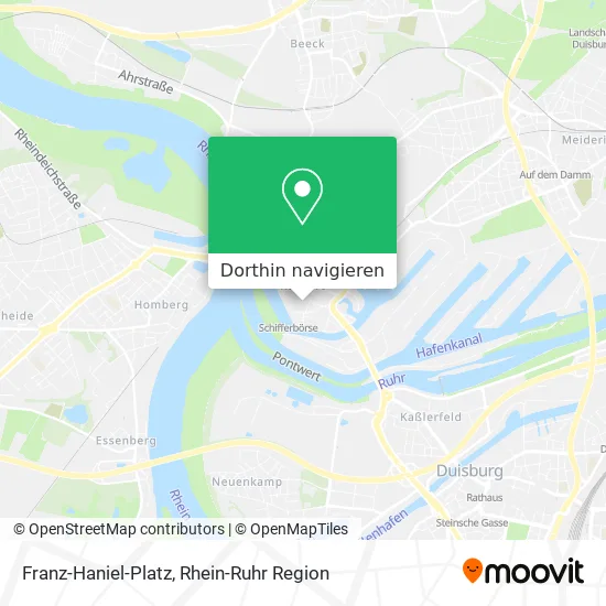 Franz-Haniel-Platz Karte