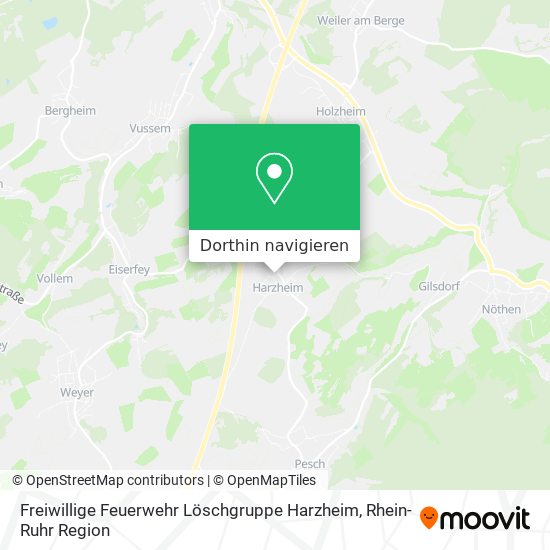 Freiwillige Feuerwehr Löschgruppe Harzheim Karte