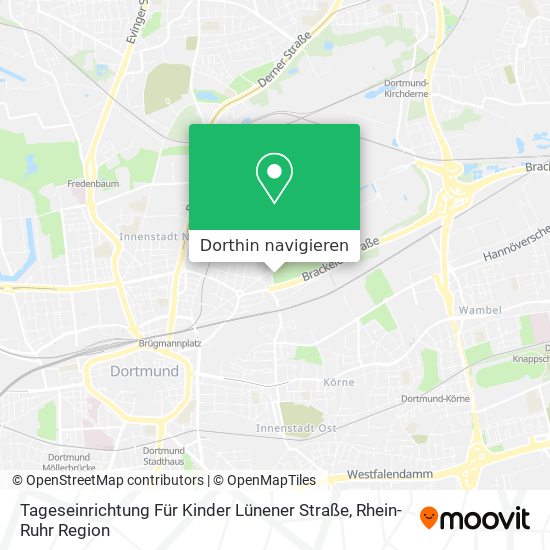 Tageseinrichtung Für Kinder Lünener Straße Karte