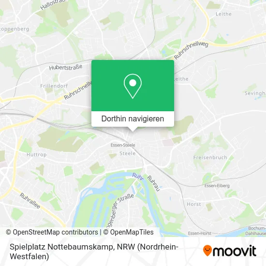 Spielplatz Nottebaumskamp Karte