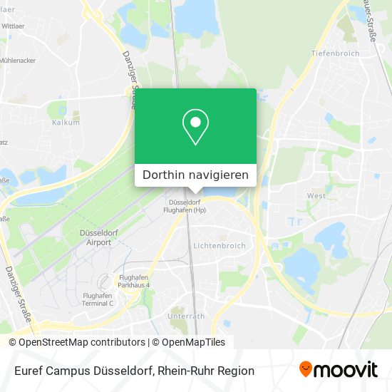 Euref Campus Düsseldorf Karte