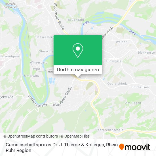 Gemeinschaftspraxis Dr. J. Thieme & Kollegen Karte