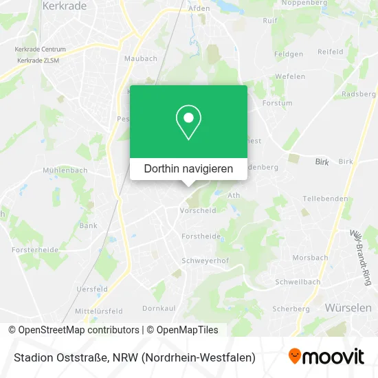 Stadion Oststraße Karte