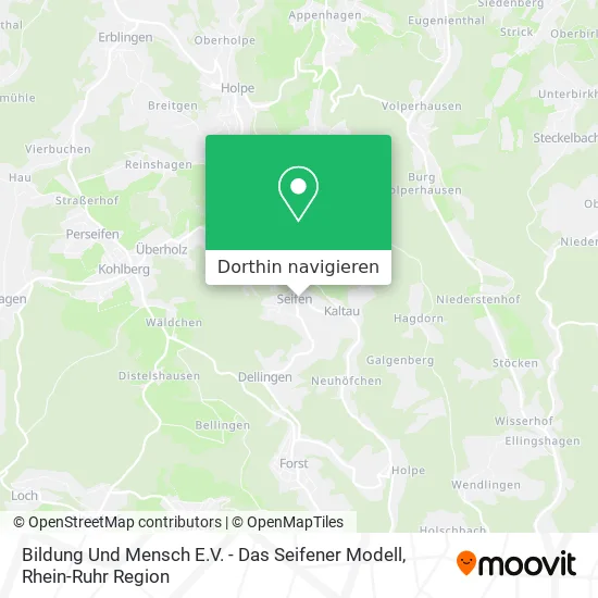 Bildung Und Mensch E.V. - Das Seifener Modell Karte