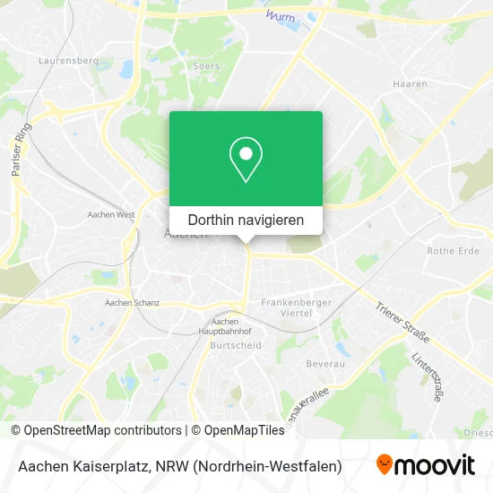 Aachen Kaiserplatz Karte
